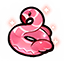 Durianeer's Squeaky Flamingo Tube