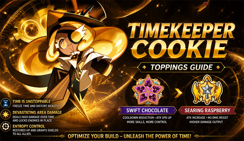Timekeeper Cookie Toppings build